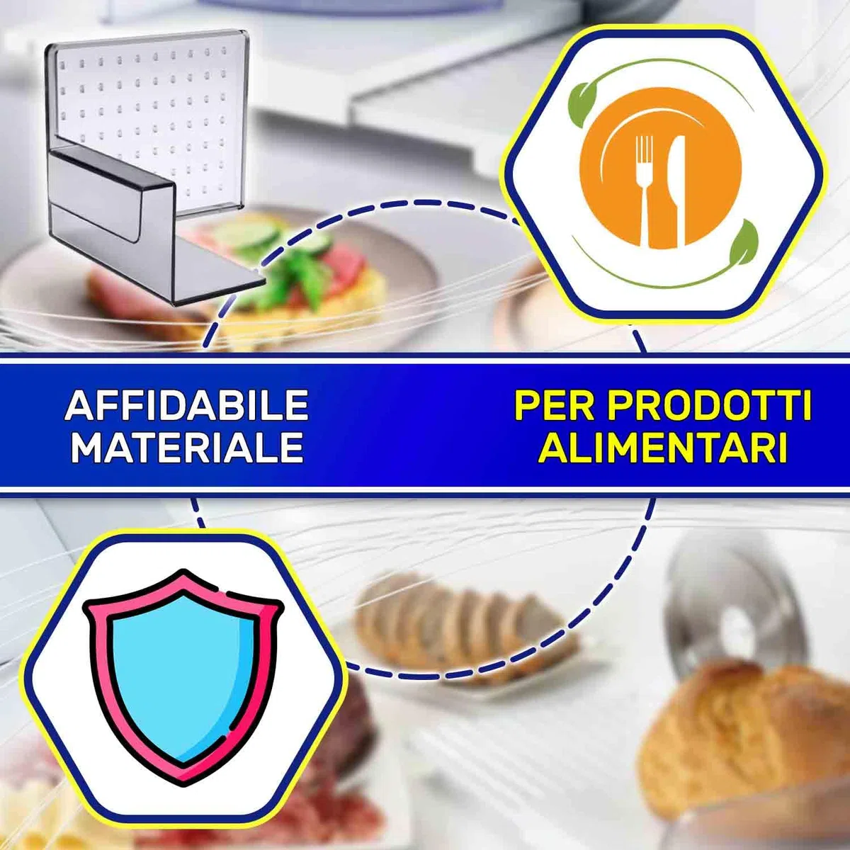 Supporto per Affettatrice Elettrica da Casa con Codice Originale 12012126 per Bosch per Siemens - Garanzia di 10 Anni - MONTERAL