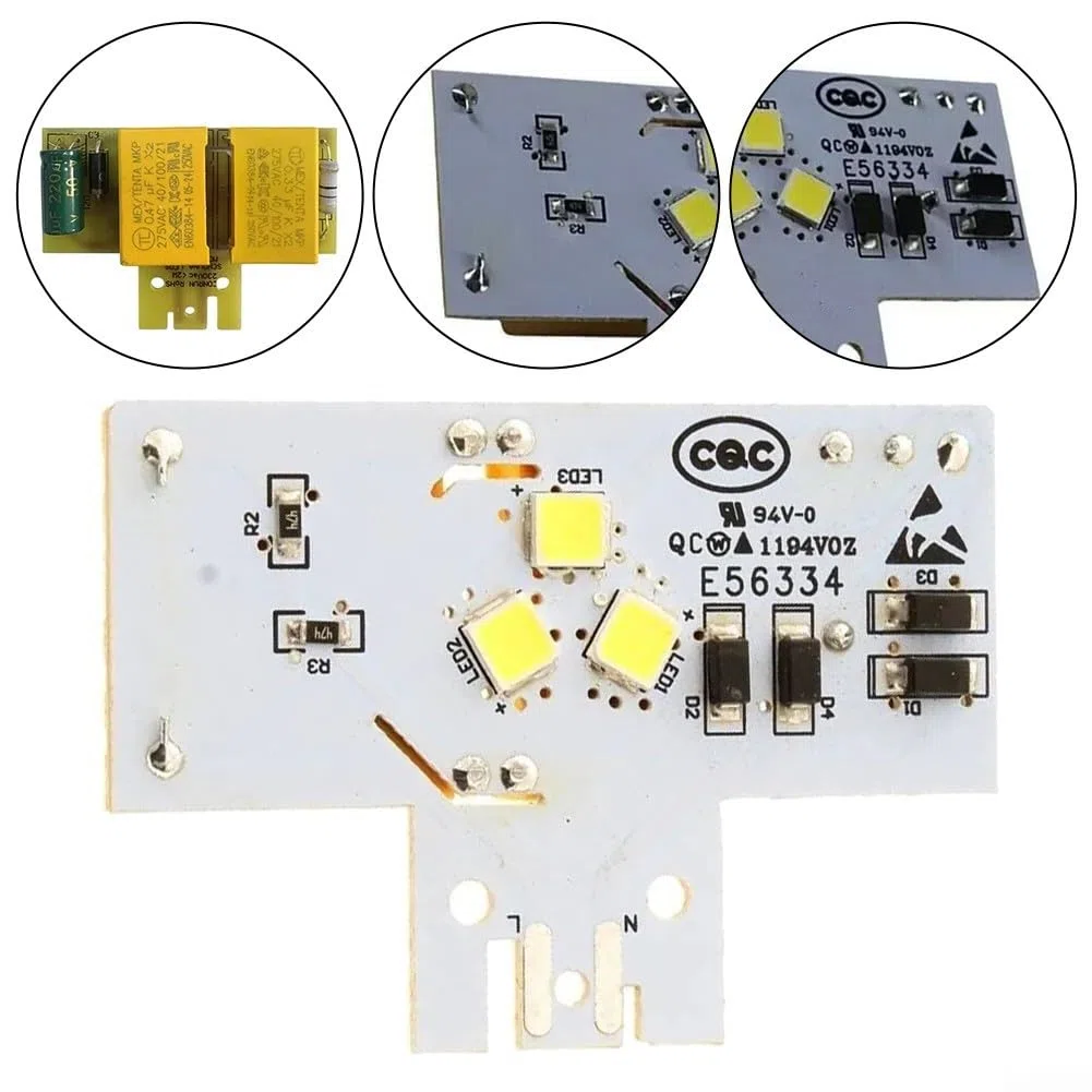 Modulo di retroilluminazione LED di ricambio per frigorifero Whirlpool, parte C00345689 XIT9T3UX MDG-57 A07, efficienza energetica, integrazione senza cuciture, facile installazione