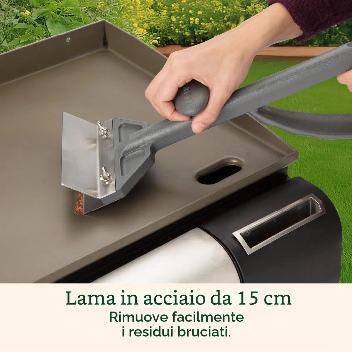 CUISINART CCB-500 Raschietto Resistente per Piastra, Lama in Acciaio Inox da 6” (15cm)
