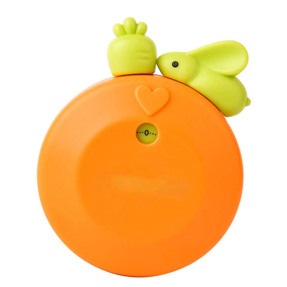 Timer Magnetico Timer per Coniglio, Timer per Bambini Timer da Cucina Simpatico Cartone Animato Tipo adsorbimento Timer Meccanico per Il Conto alla rovescia per Aula casa (Arancia)
