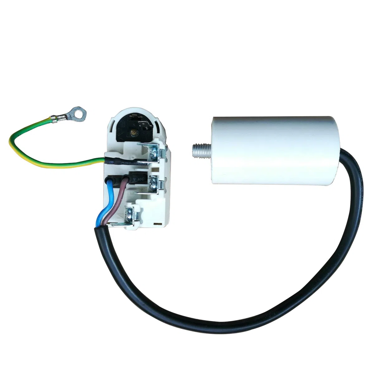 HUAYUWA TY-QZ-108 Relè di avviamento per frigorifero con condensatore 4.5UF e protezione compatibile con compressore per frigorifero Haier, Xinfei, Royalstar