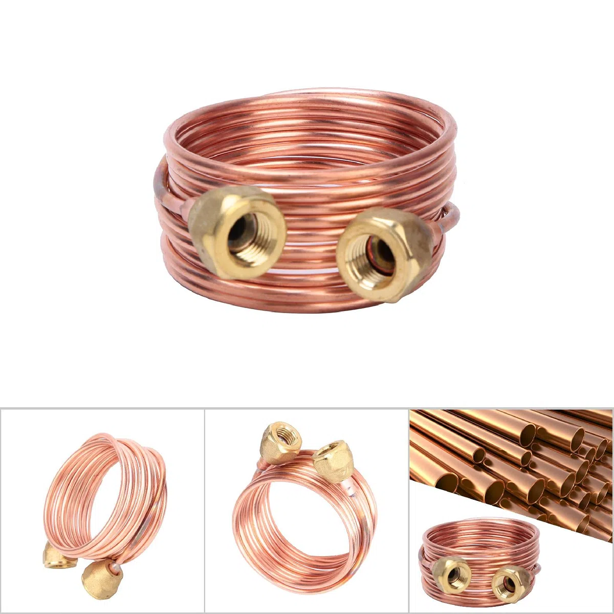 Tubi Capillari in Rame Flessibile 2,8 mm per Frigoriferi e Apparecchiature Automotive – Tubo Capillare Morbido G1/4" Lunghezza 2000 mm