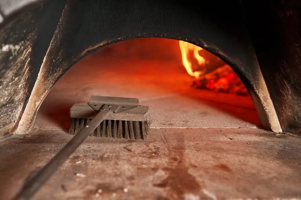 Ricambio per spazzolone forno domestico in ottone cm 16x5 cm