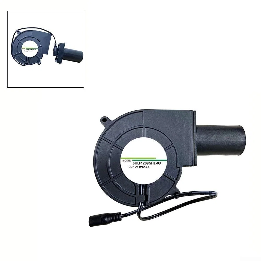 Ventilatore 9733, 12 V, 97 x 97 x 33 mm, nero, portatile, 5400 giri/min, 42 CFM, 32,4 W, per raffreddamento, ventilazione, asciugatura