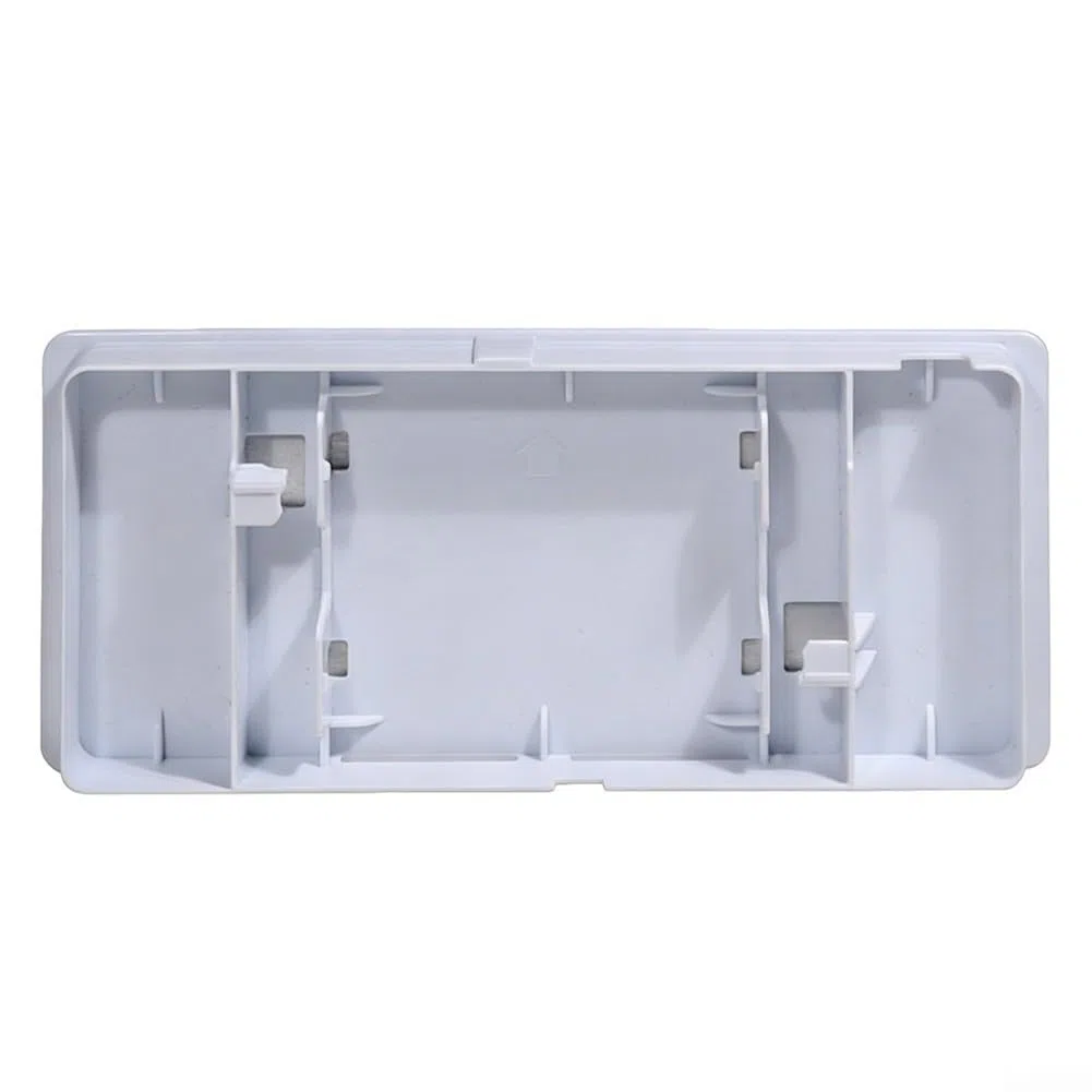 ADQ75493301 Coperchio di ricambio per filtro dell'aria del frigorifero per LG LRFDS3006D LRFXC2416S SRFVC2416S LRMVS3006S LRMDS3006S 195mm Bianco o Argento Bordo ABS (bordo argentato)