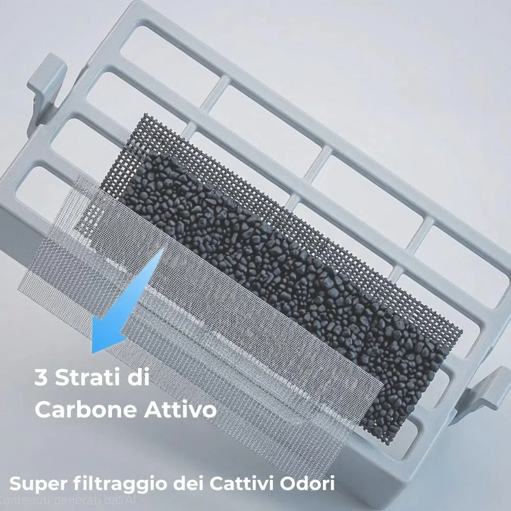 3 Pezzi Filtro Antibatterico per Frigorifero Whirlpool, Ignis, protezione da batteri e cattivi odori, Pezzo di ricambio compatibile con vari modelli, cod C00277076 C00312451
