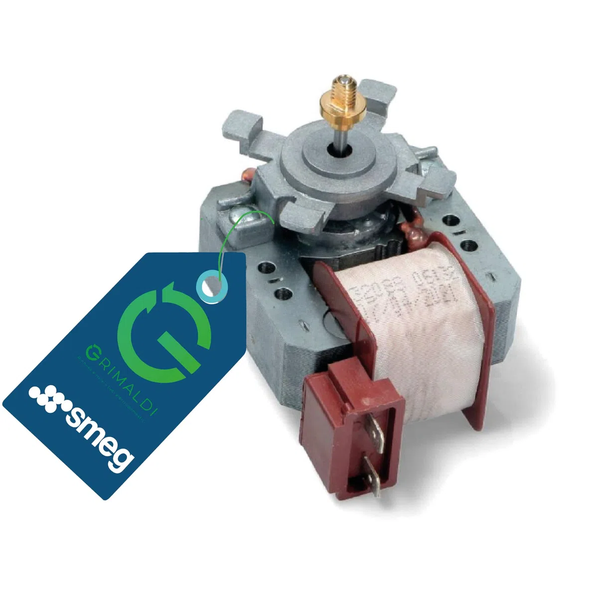 G GRIMALDI Motore Ventola Forno Ventilato Compatibile Smeg | Motorino Tangenziale per Forni Elettrici 20W | Ricambio Resistente e Silenzioso | Made in Italy