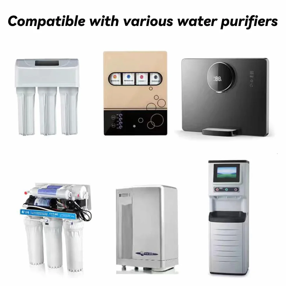 Kit di connessione acqua per frigorifero da 15m,tubo flessibile del collettore frigorifero,adatto per purificatori d'acqua, fontane, ecc, dotato di accessori per sistemi a osmosi inversa Bianco