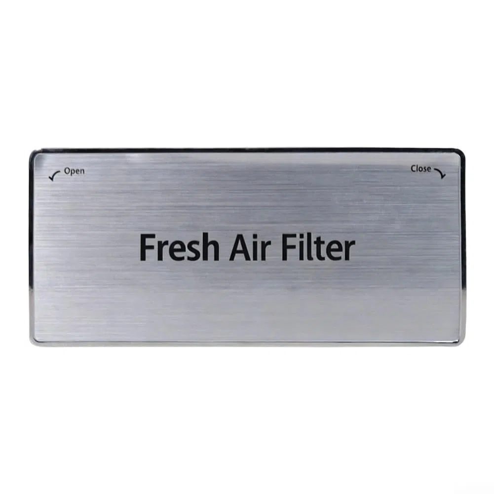 ADQ75493301 Coperchio di ricambio per filtro dell'aria del frigorifero per LG LRFDS3006D LRFXC2416S SRFVC2416S LRMVS3006S LRMDS3006S 195mm Bianco o Argento Bordo ABS (bordo argentato)