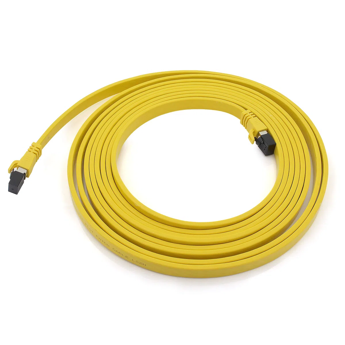 1aTTack.de Cat. 8 cavi di rete Cat 8 cavo di rete Cat8 Ethernet cavo LAN cavo patch cavo di rete cavo 10 Gb/s giallo. 0,25 m