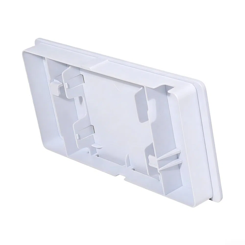ADQ75493301 Coperchio di ricambio per filtro dell'aria del frigorifero per LG LRFDS3006D LRFXC2416S SRFVC2416S LRMVS3006S LRMDS3006S 195mm Bianco o Argento Bordo ABS (bordo argentato)