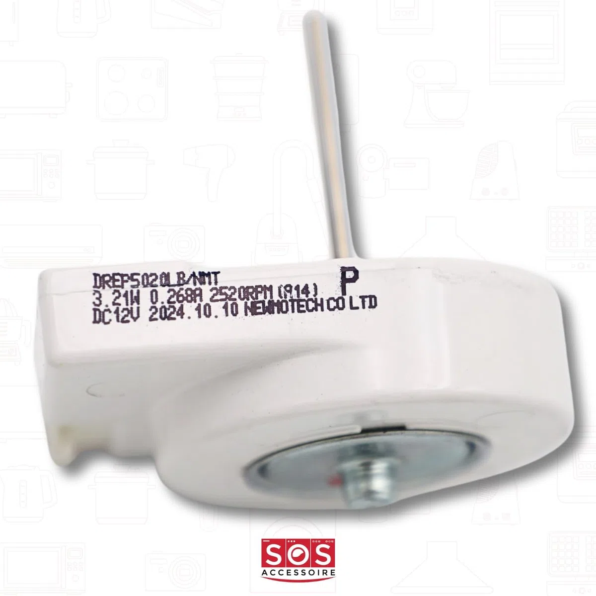 SOS Accessoire Ventilatore evaporatore per frigorifero, congelatore DA31-00146E SAMSUNG
