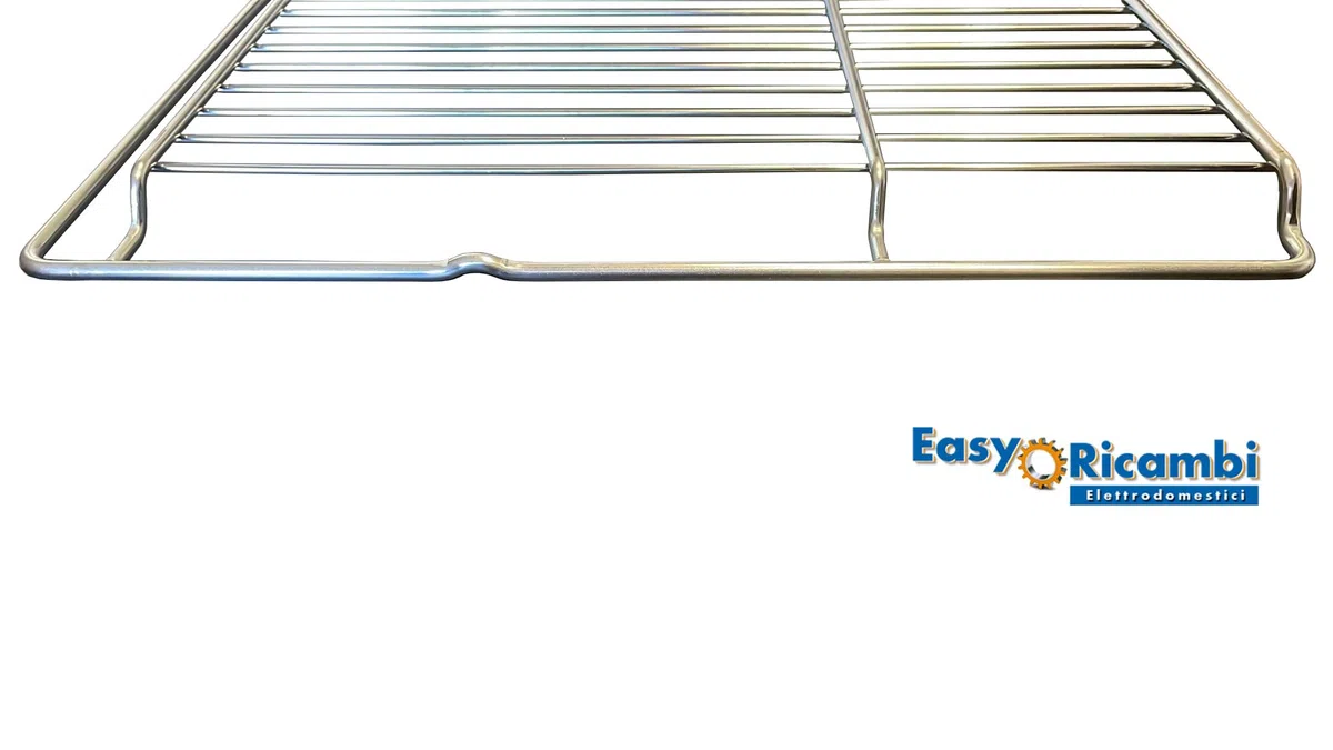 Easyricambi - Griglia Forno Compatibile con Forni Bosch, Siemens, Neff (46,5 x 37,5 Cm) Rivestimento Antiaderente e Atossico per Uso Alimentare, Facile da Pulire, in Descrizione i Modelli Compatibili