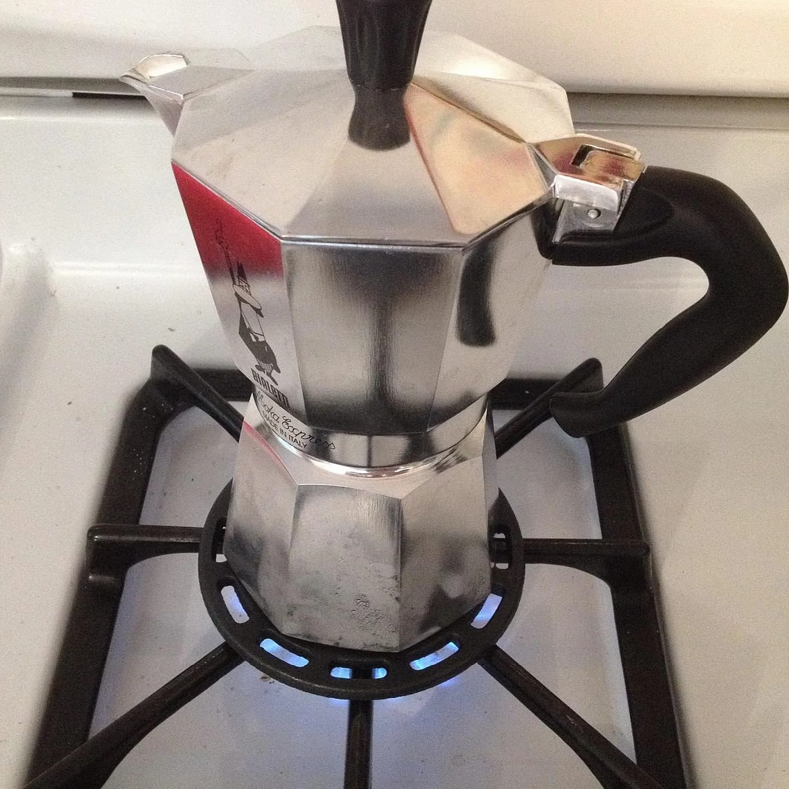 METER STAR Riduttore ad anello a gas in ghisa da 12,7 cm, supporto piatto per caffettiera turca, caffettiera, moka su fornelli a gas