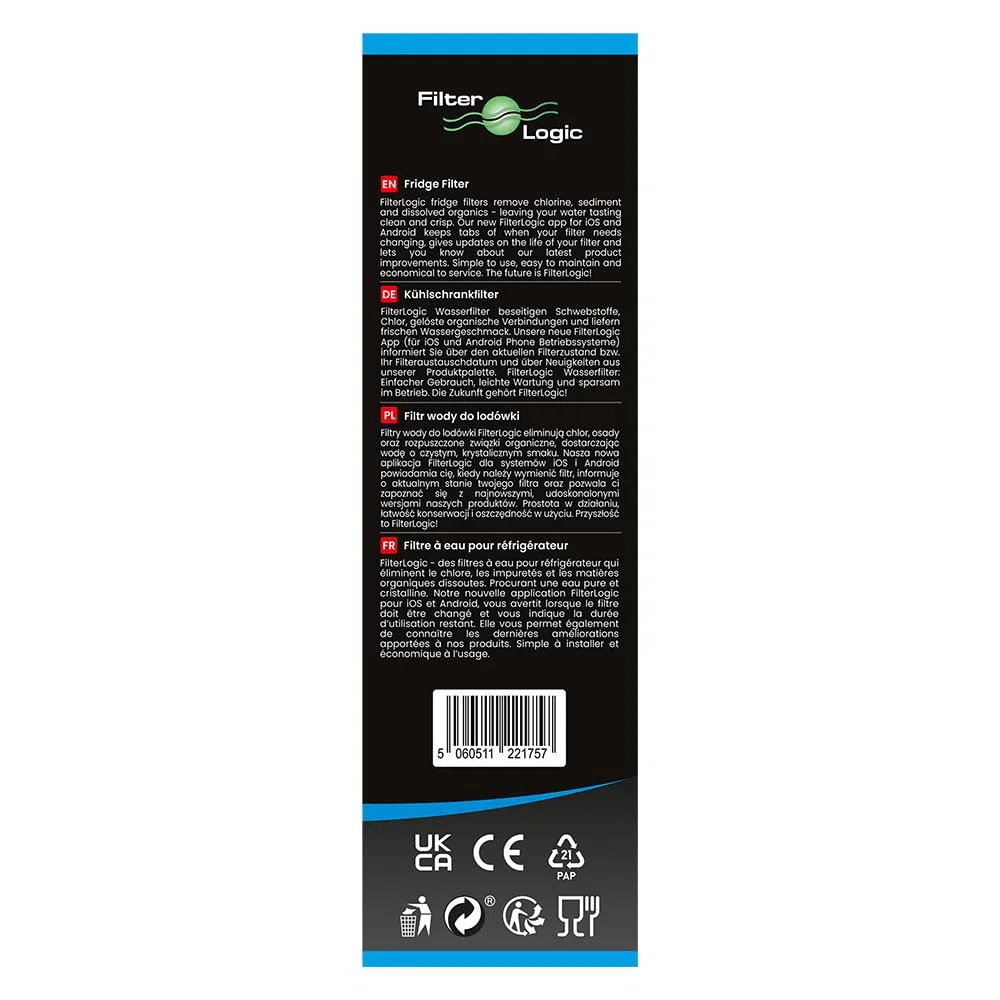 FilterLogic FFL-182S | Filtro acqua compatibile con Samsung HAF-QIN, HAF-QIN/EXP, HAFQIN, DA97-17376B per sistema frigorifero DA97-08006C