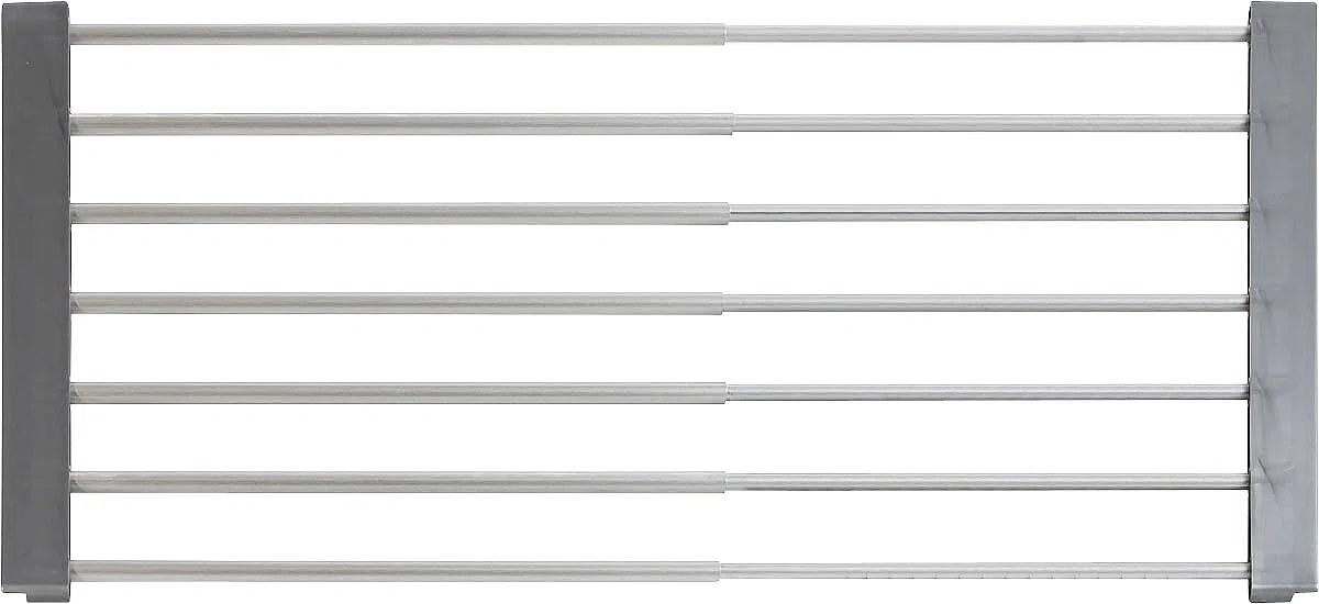 Rosenstein & Söhne pavimento del frigorifero: Piano universale, per frigorifero e scaffali, estensibile da 35 a 60 cm (ripiano telescopico, ripiano estraibile per, scaffale)