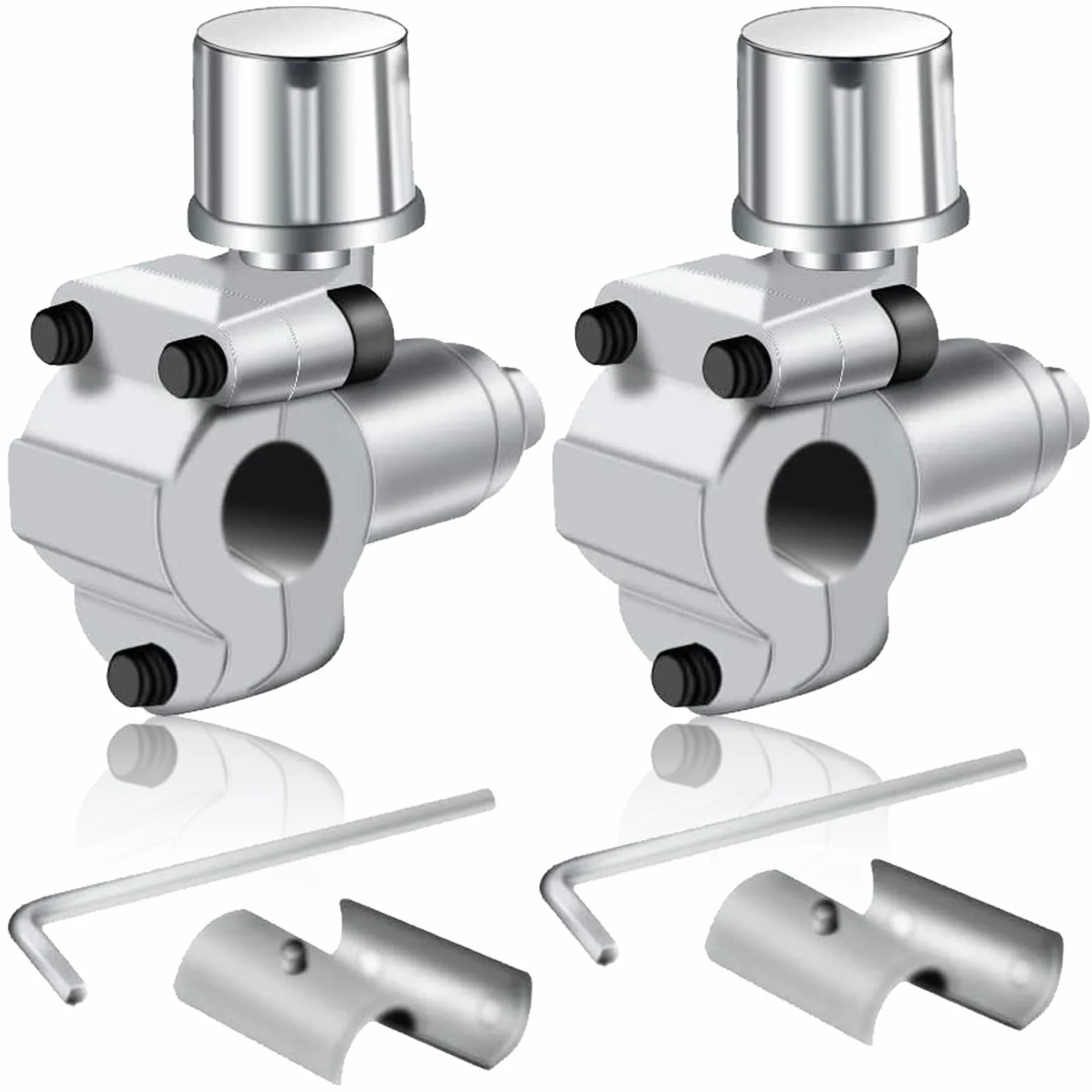 2 Pezzi BPV-31 Kit di Valvola di Foratura Rubinetto Trapano Aria Condizionata Parti Frigorifero Valvola Regolabile per Tubi da 1/4", 5/16", 3/8", per Condizionatori HVAC.
