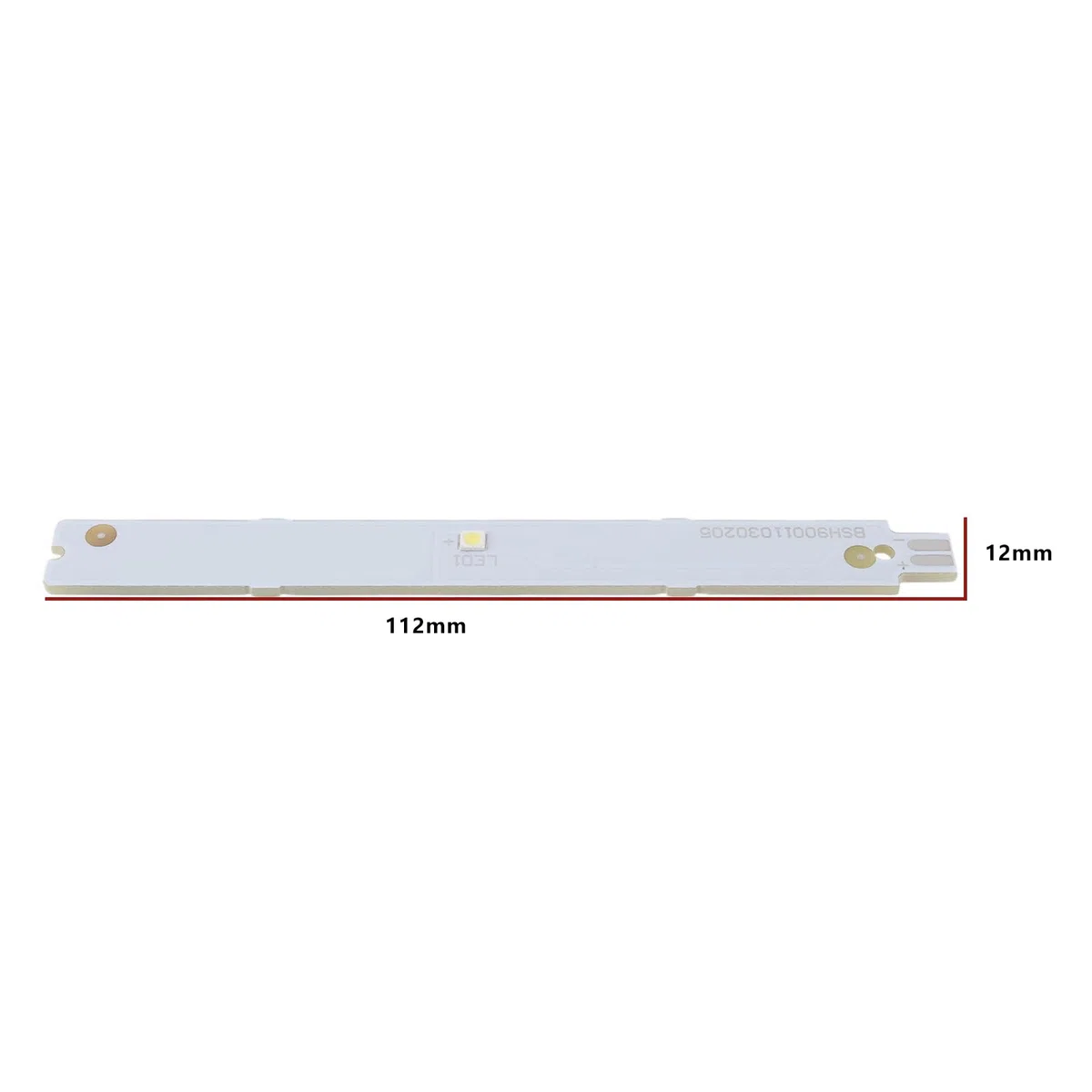 ECSiNG 2 Pezzi 3V LED Frigorifero Barra Luminosa Frigorifero Striscia Luminosa Compatibile Con Siemens BSH 9001030205 9001069888 Modelli Striscia LED Di Illuminazione