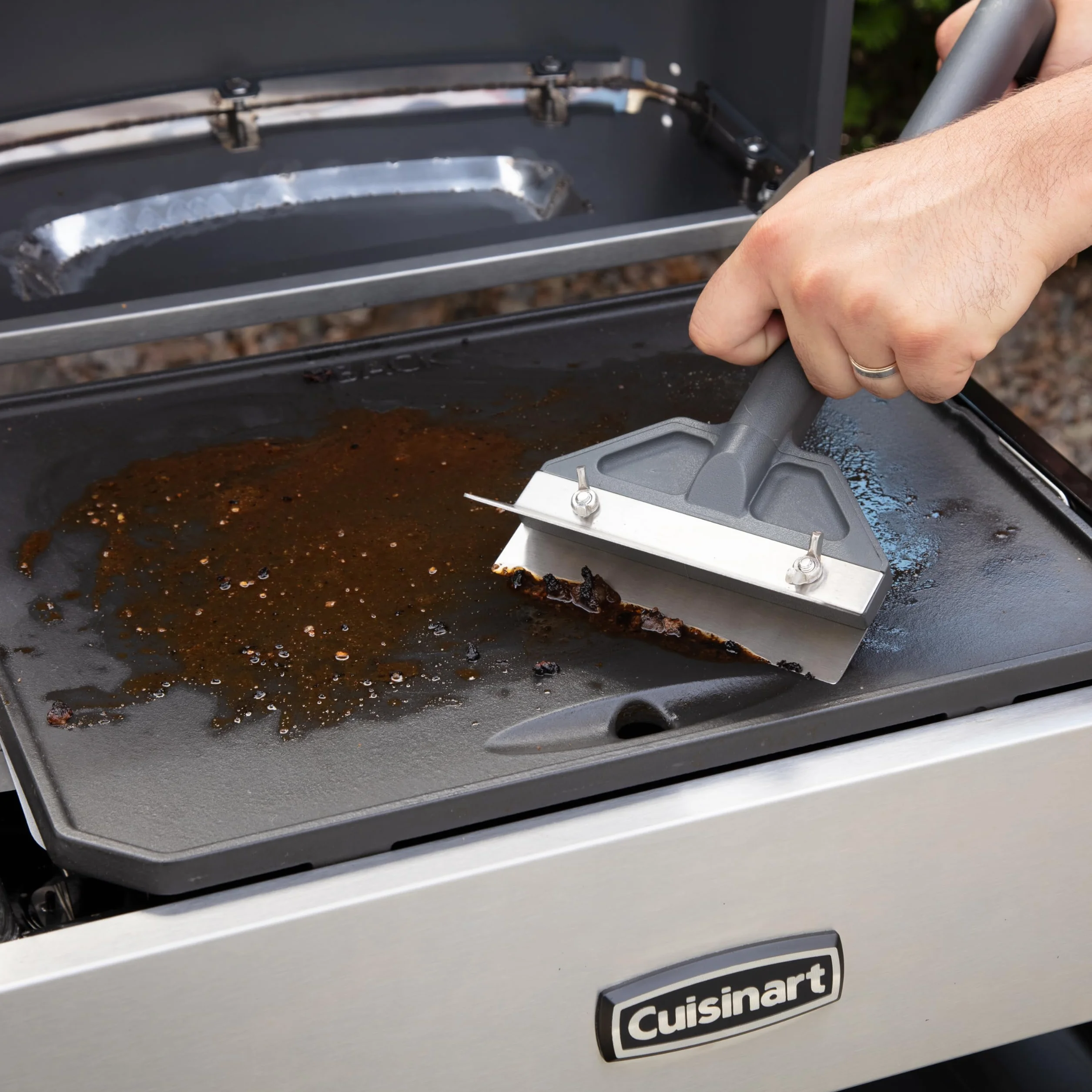 CUISINART CCB-500 Raschietto Resistente per Piastra, Lama in Acciaio Inox da 6” (15cm)