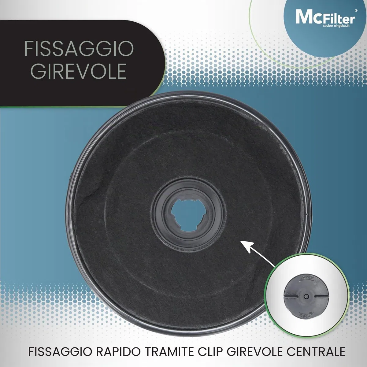 2x Filtro ai carboni attivi Ø 230 mm per cappa aspiranti adatto come alternativa per filtro a carbone 11005728 + 11005732 + DHZ2701/01 + 9029793594, adatto per Bosch, Siemens, AEG, Whirlpool, Faber