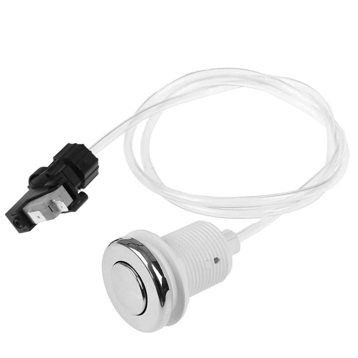 Kit Pulsante Pneumatico per Interruttore da Bagno, Kit per Smaltimento Rifiuti, Kit Interruttore Pneumatico per Smaltimento Rifiuti.
