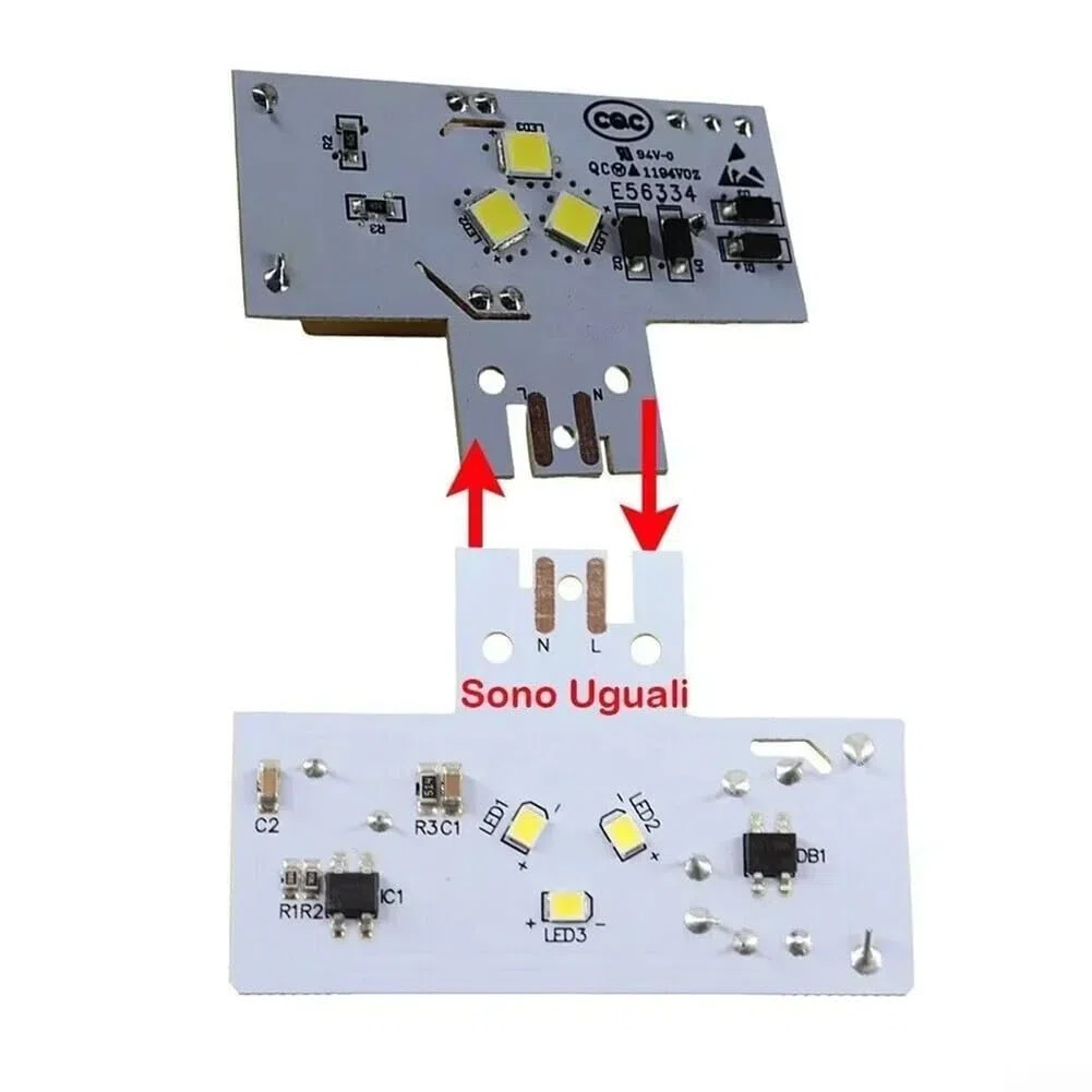 Modulo di retroilluminazione LED di ricambio per frigorifero Whirlpool, parte C00345689 XIT9T3UX MDG-57 A07, efficienza energetica, integrazione senza cuciture, facile installazione