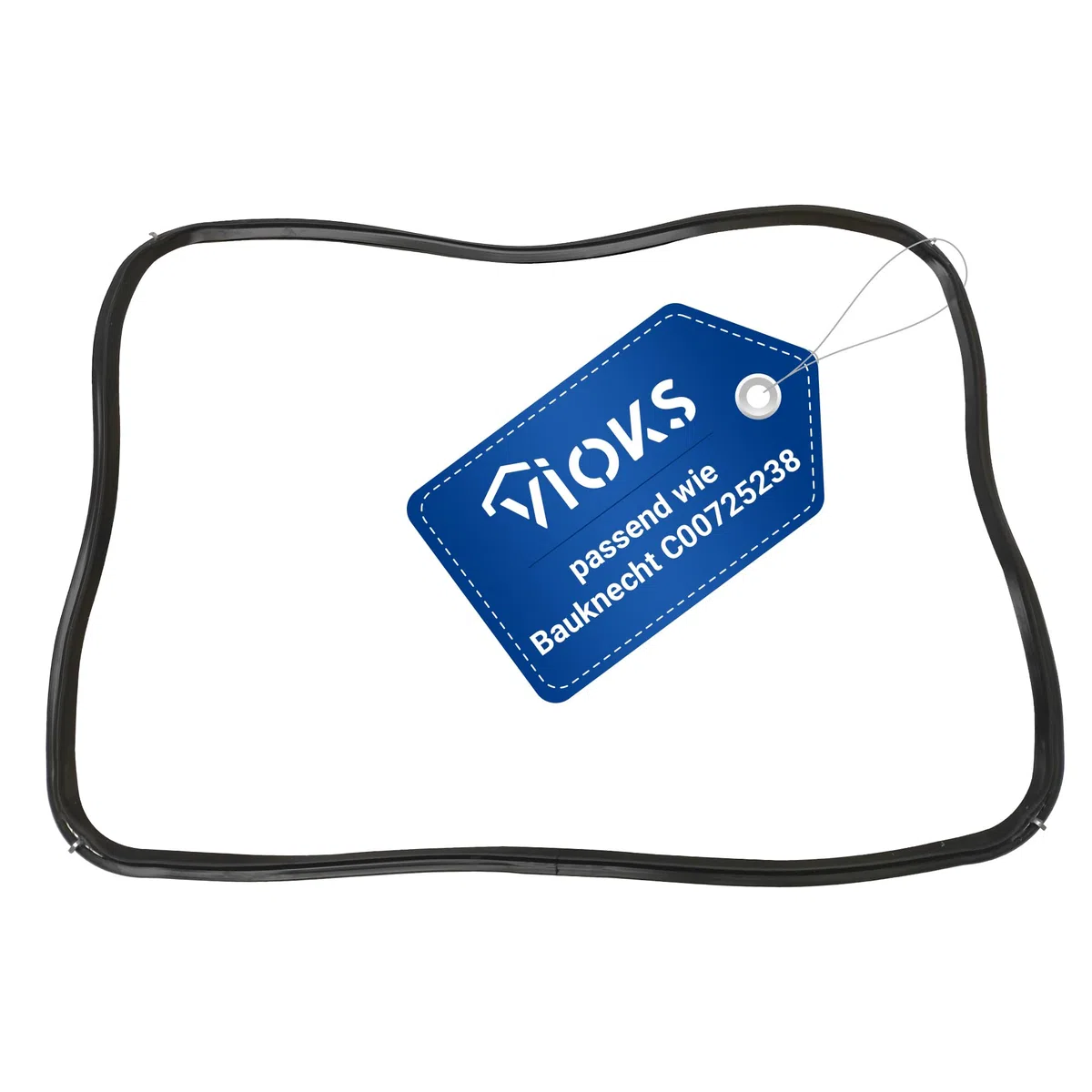 VIOKS Guarnizione in gomma per porta di ricambio per Bаuknecht C00725238 481010846713 48800075238 guarnizione del forno - guarnizione stufa guarnizione forno in gomma per forno