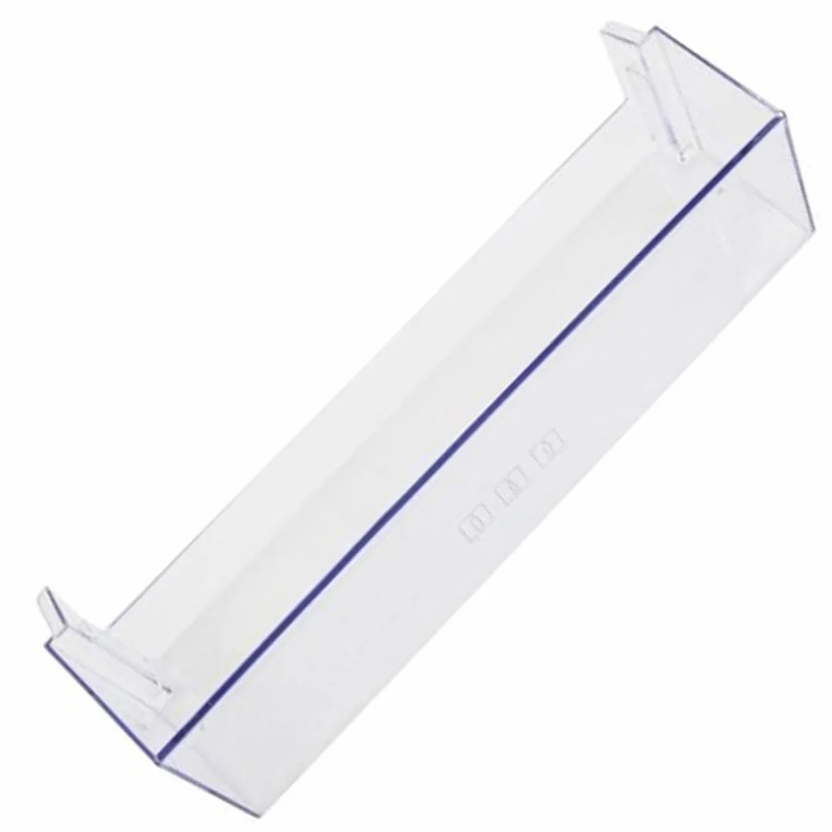 Beko Balconcino (43 x 11,5 x 9,1 cm) Mensola per bottiglie sportello frigorifero Inox Acciaio Inossidabile