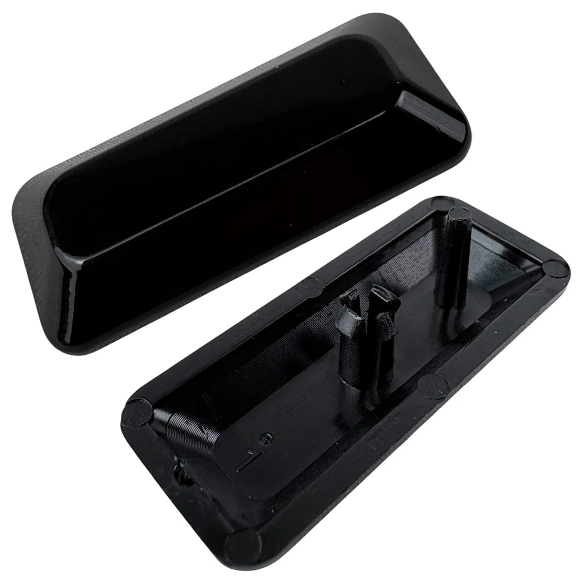 2 Pezzi Copriforo Nero C00290731 per Coperchio Piano Cottura Compatibile con Hotpoint Ariston Indesit PC640 PC750-43x19x7 mm