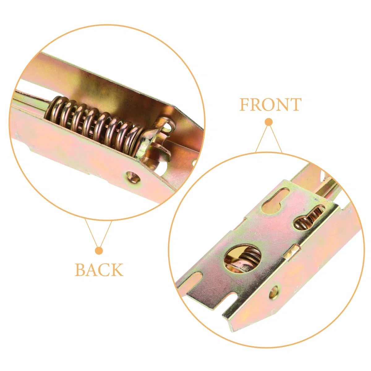 ULTECHNOVO Cerniera a Molla Per Frigorifero E Congelatore 3.54X1.97X3.54 Pollici Sostituzione Accessori Per Porte Di Celle Frigorifere Uso Commerciale E Domestico 2 Pezzi Conchiglie Incluse