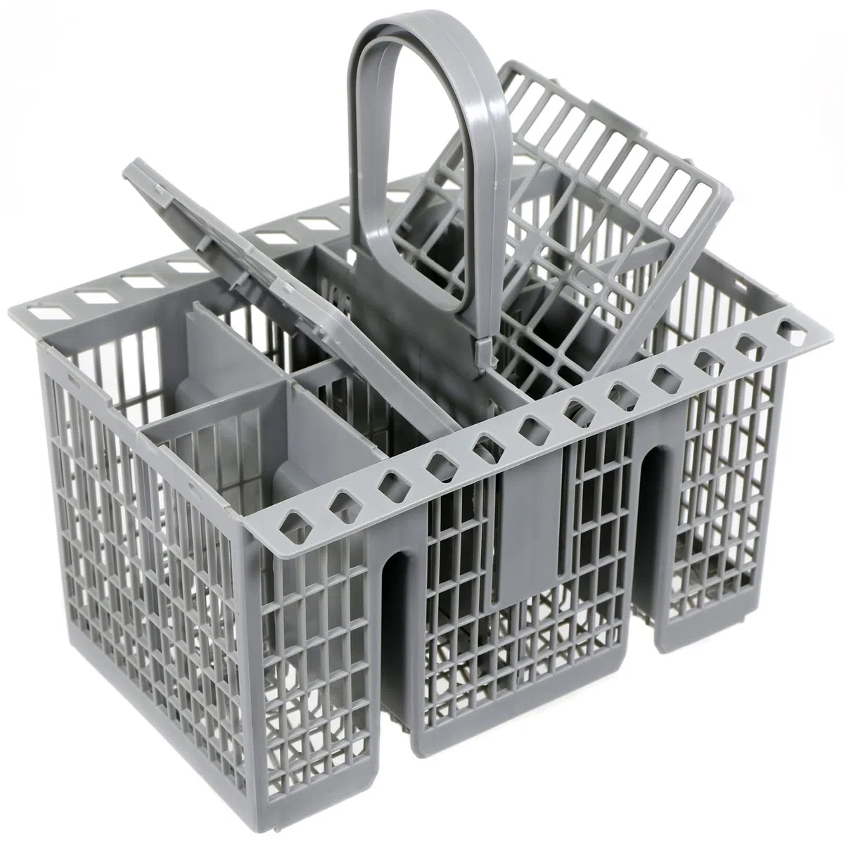 Spares2go Cestello portaposate per lavastoviglie, universale, compatibile con Hotpoint, per Indesit, per Ariston, per Whirlpool C00257140 (manico staccabile)