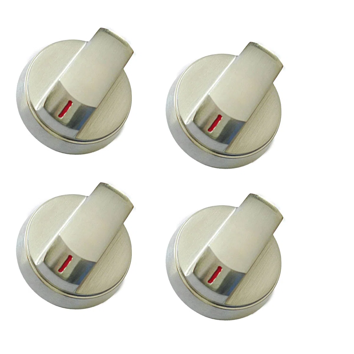 Manopole universali di ricambio per fornello a gas, 8 mm, resistenti manopole di controllo per piano cottura in metallo per cucina, barbecue, barbecue, fornelli, parti - 4 pezzi