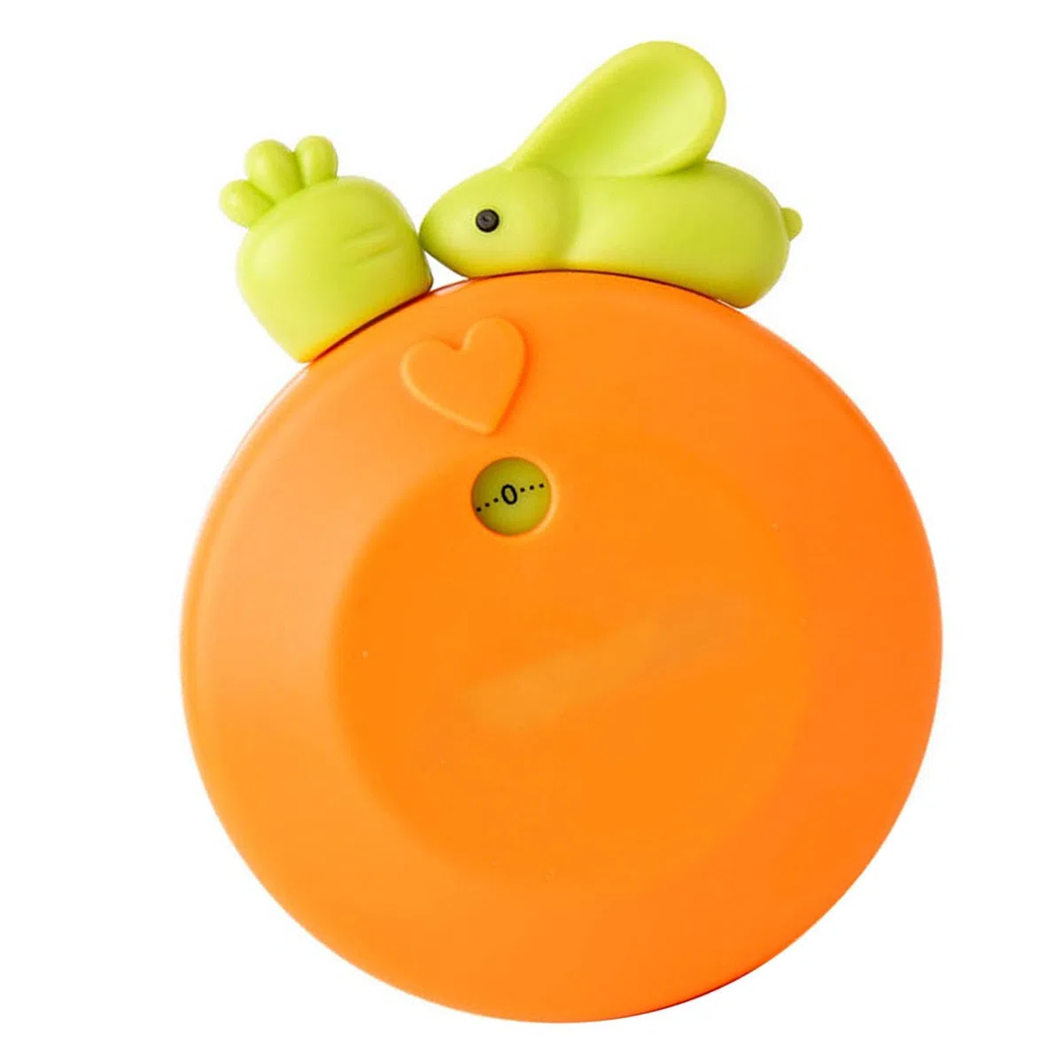 Timer Magnetico Timer per Coniglio, Timer per Bambini Timer da Cucina Simpatico Cartone Animato Tipo adsorbimento Timer Meccanico per Il Conto alla rovescia per Aula casa (Arancia)