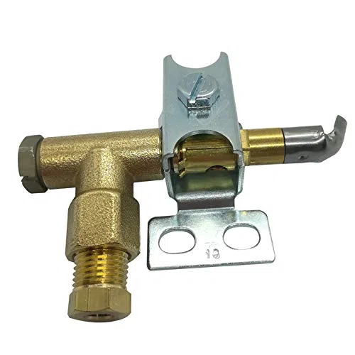 Bruciatore Pilota SIT per Piani Cottura e Forni | 1 Fiamma | Con staffa 2 posizioni Ugello Ø 0,20mm |Compatibile con Zanussi - Tecnoinox - Atel - Whirlpool - Alpeninox
