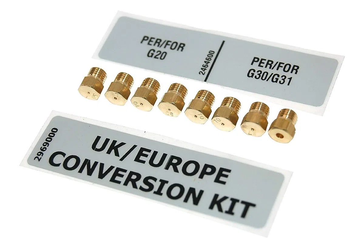 Kit di conversione GPL compatibile per Beko All Gas 60cm doppio forno