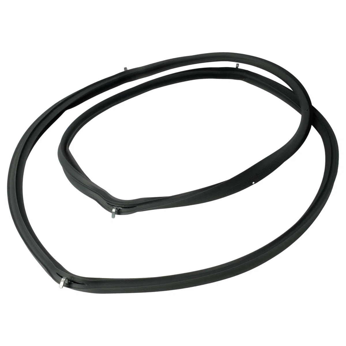 vhbw guarnizione compatibile con Viva VVH32C4150/02-45,5 x 33 x 1 cm, con ganci angolari nero