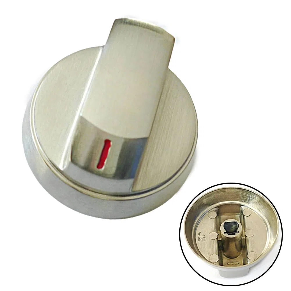 Manopole universali di ricambio per fornello a gas, 8 mm, resistenti manopole di controllo per piano cottura in metallo per cucina, barbecue, barbecue, fornelli, parti - 4 pezzi