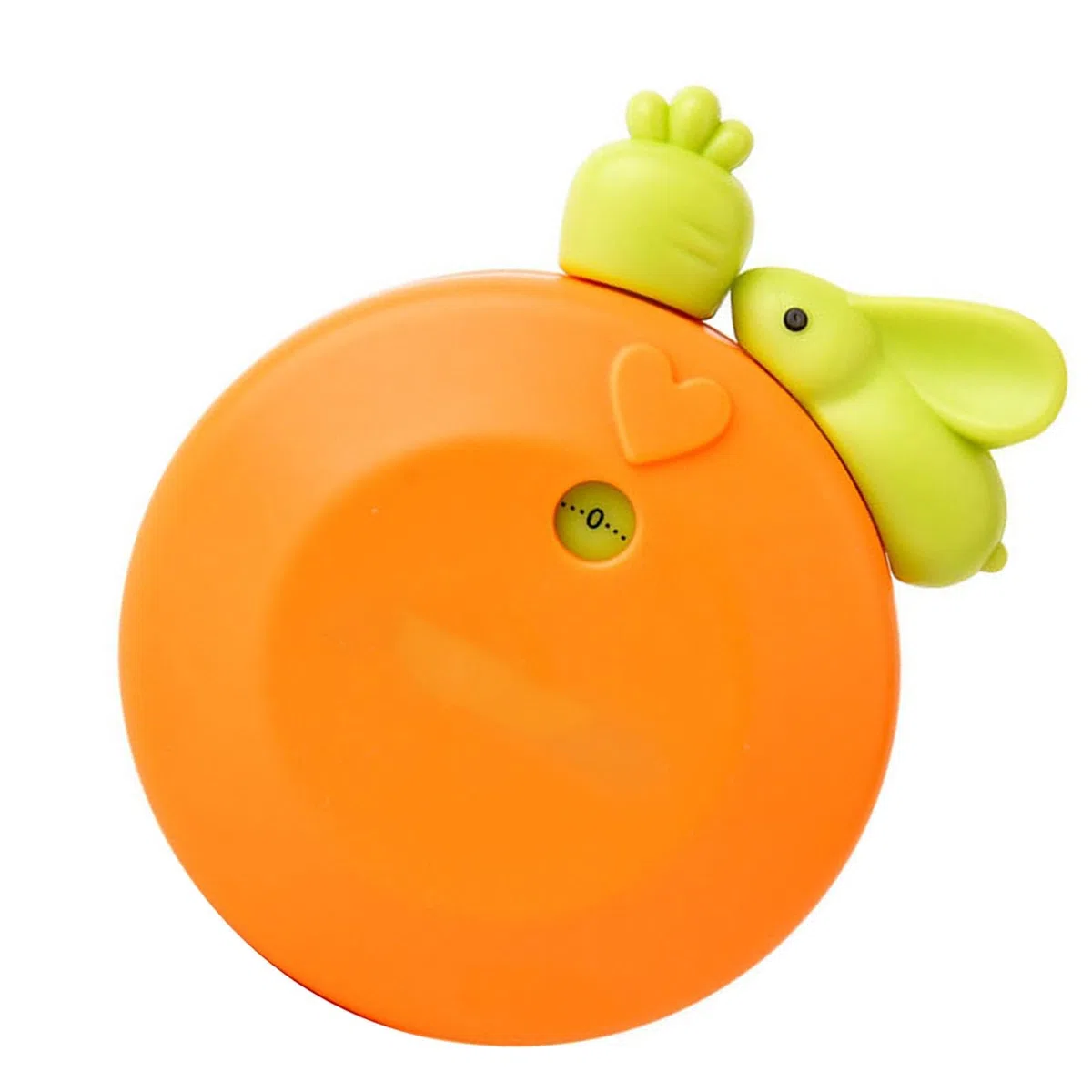 Timer Magnetico Timer per Coniglio, Timer per Bambini Timer da Cucina Simpatico Cartone Animato Tipo adsorbimento Timer Meccanico per Il Conto alla rovescia per Aula casa (Arancia)