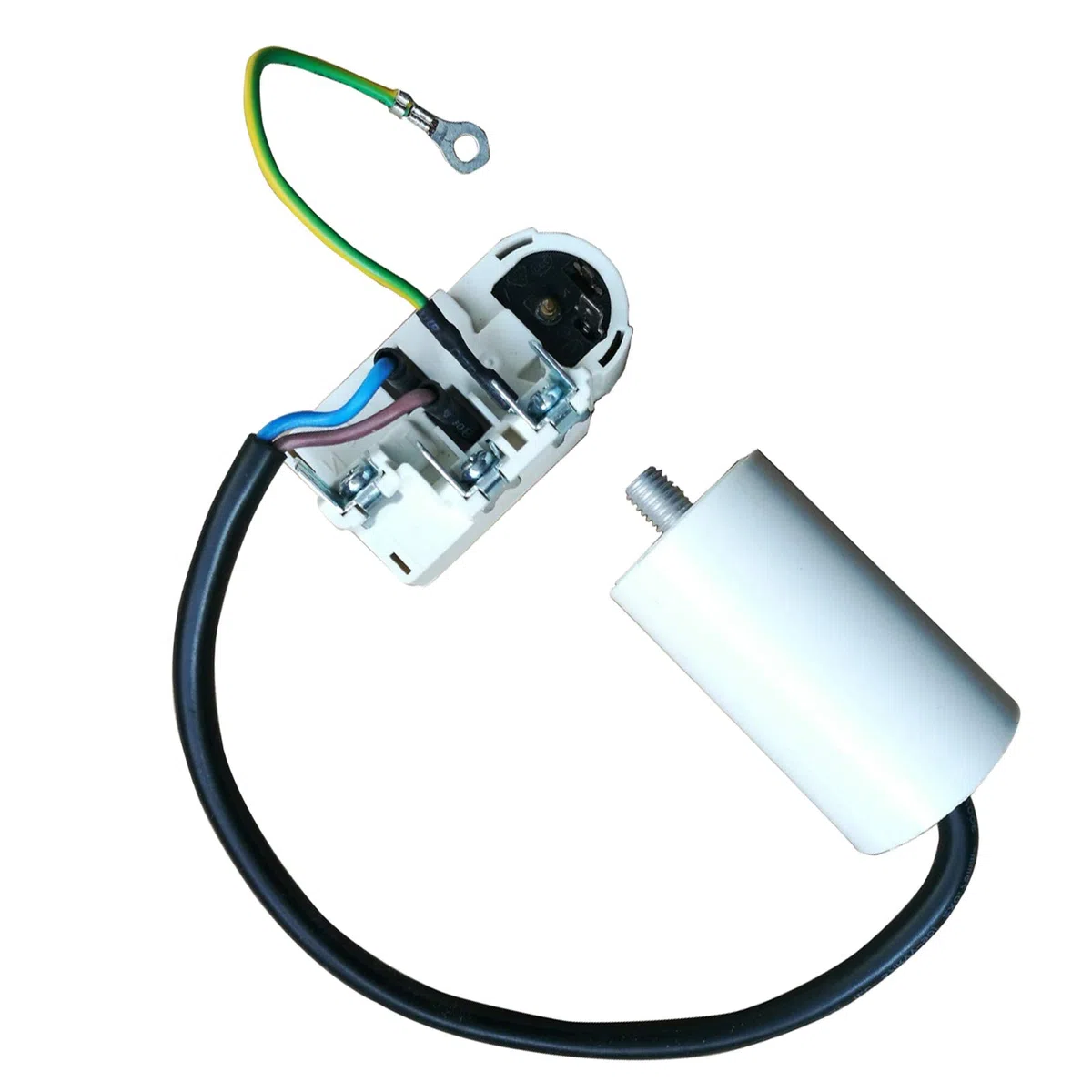 HUAYUWA TY-QZ-108 Relè di avviamento per frigorifero con condensatore 4.5UF e protezione compatibile con compressore per frigorifero Haier, Xinfei, Royalstar